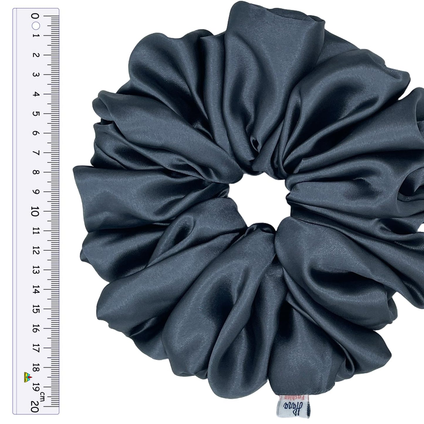 Satin silk hijab scrunchie volumizer (Grey)