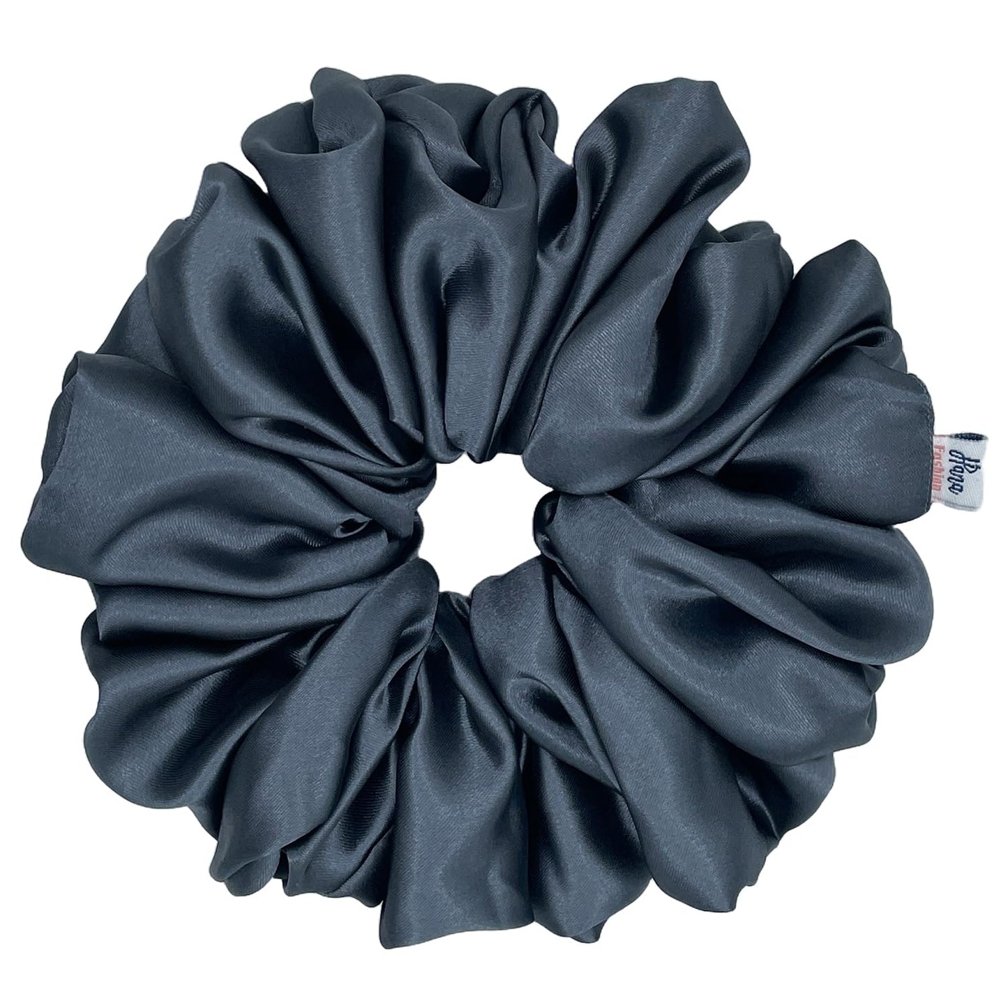 Satin silk hijab scrunchie volumizer (Grey)